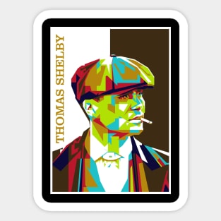 Thomas Shelby WPAP art Sticker